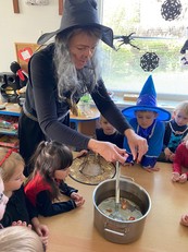 čarodějnice 2023 v mateřské škole