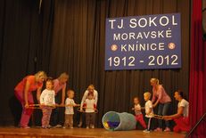 28.8.2012 oslava 100. let Sokola v Moravských Knínicích